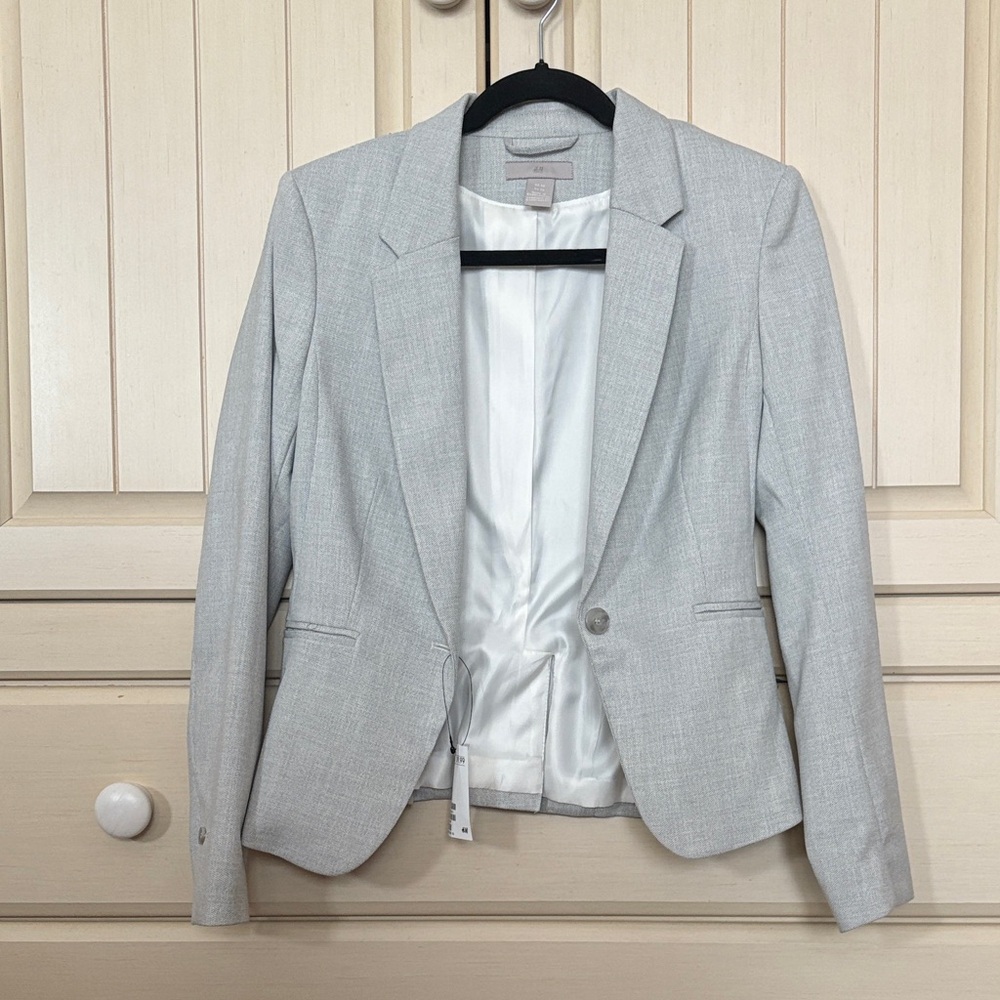 H&M Light Gray Blazer